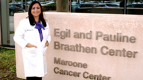 Zeina Nahleh，医学博士，克利夫兰诊所佛罗里达MaBOB买球平台roone癌症中心主任