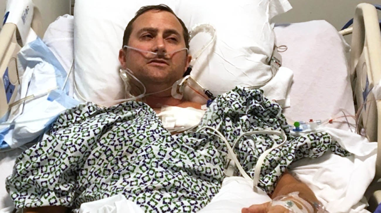 史蒂夫·龙在克利夫兰诊所接受心脏移植前。BOB买球平台