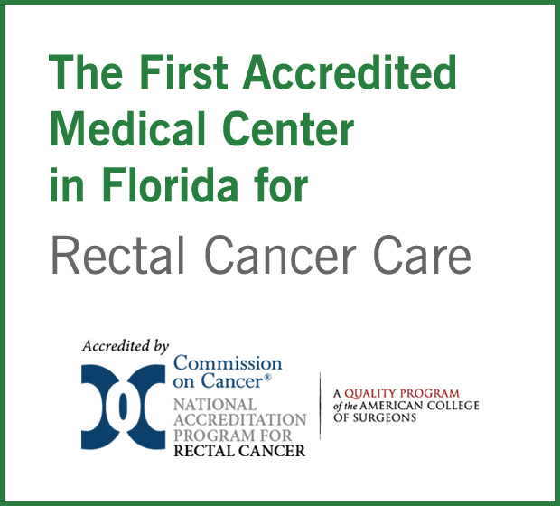 佛罗里达第一家经认可的直肠癌医疗中心